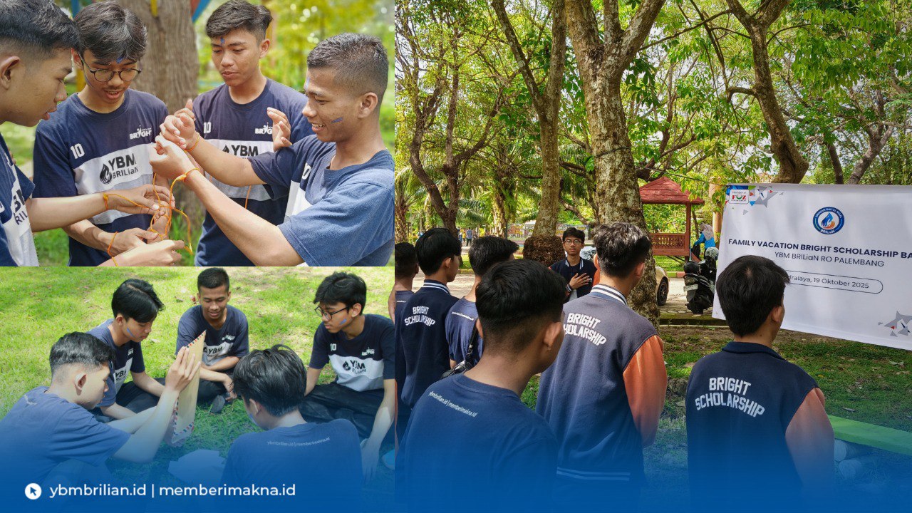 Asah Karakter Lewat Outbond dan Memanah, YBM BRILiaN Palembang Gelar "Family Vacation" untuk Awardee Bright Scholarship