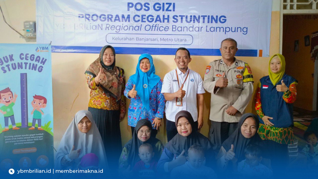 40 Anak di Metro Utara Mulai Program Gizi Intensif dari YBM BRILiaN