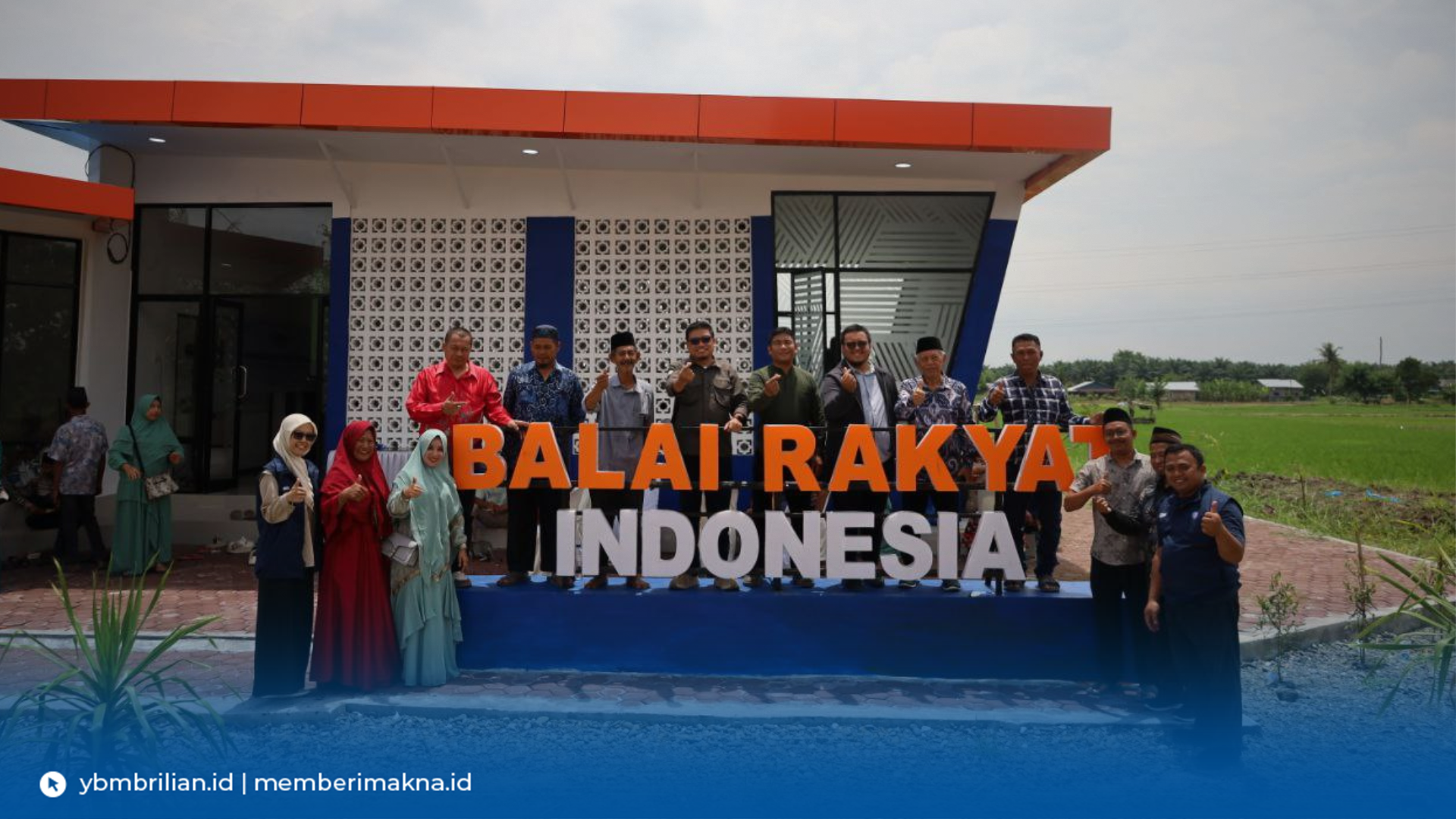 YBM BRILiaN Resmikan Balai Rakyat Indonesia untuk Komunitas Binaan di Medan