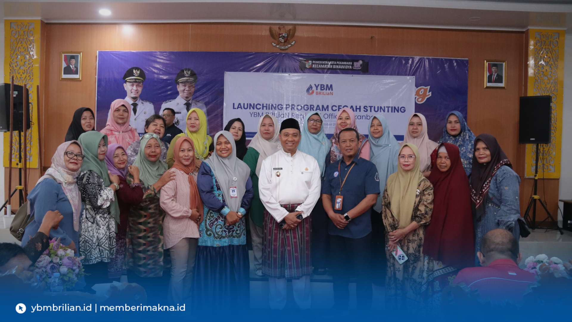 Dukung Program "Zero Stunting", YBM BRILiaN Luncurkan Intervensi Gizi untuk 40 Anak di Pekanbaru