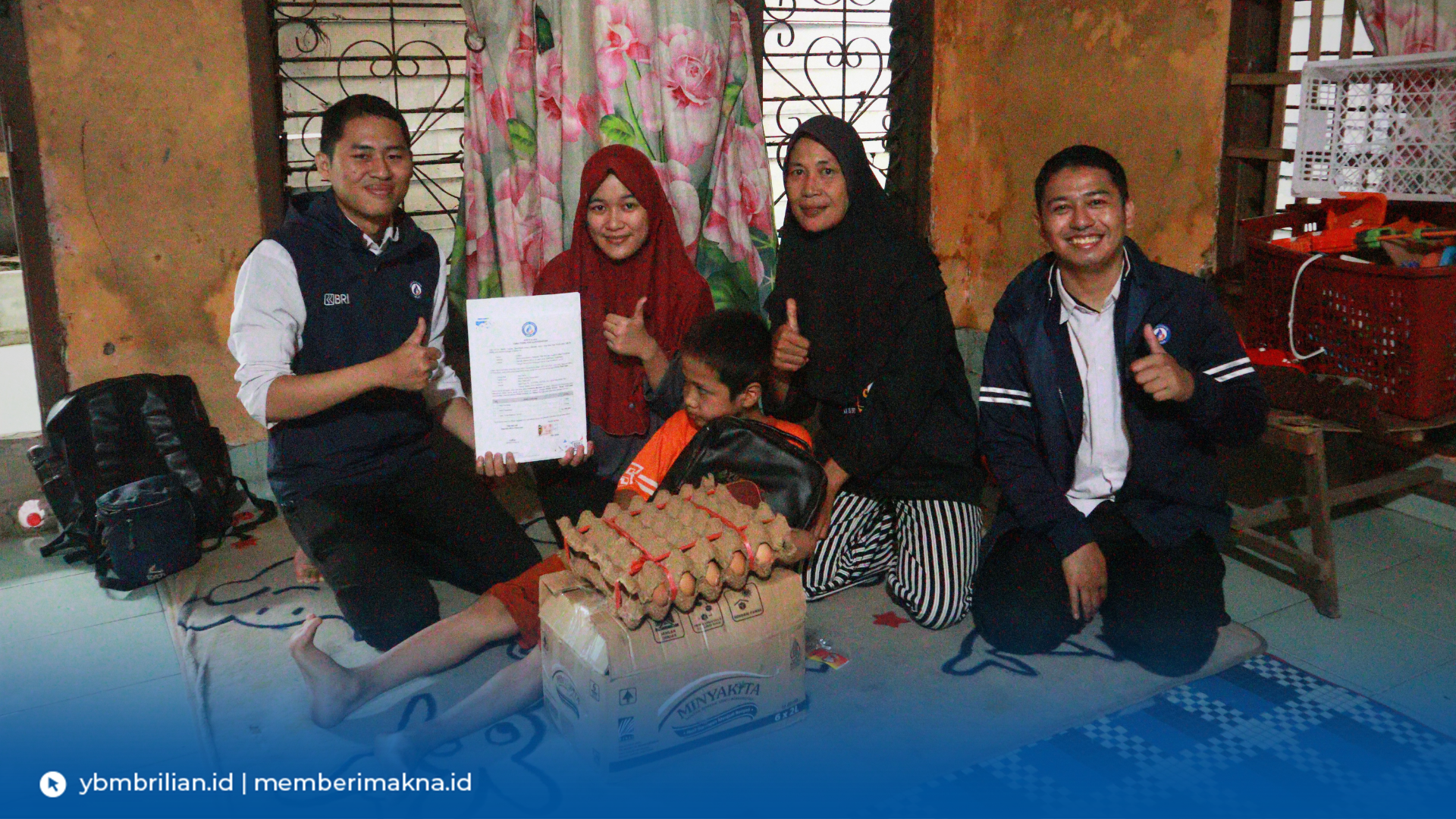 YBM BRILiaN Pekanbaru Dampingi Keluarga Penyintas Disabilitas Mental