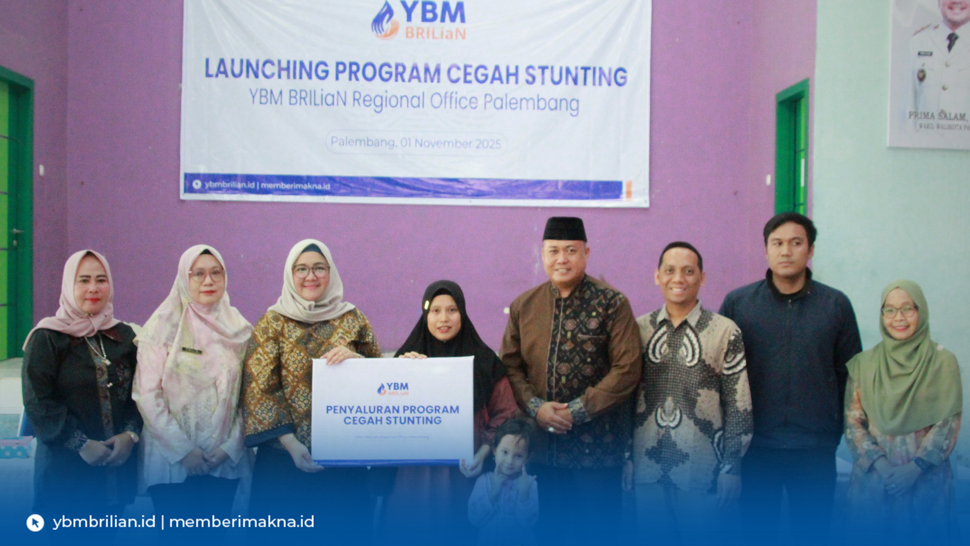 YBM BRILiaN Palembang Edukasi Orang Tua Memasak Makanan Bergizi dan Luncurkan Intervensi Gizi untuk 40 Anak Stunting